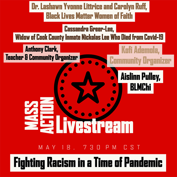 May 18 Livestream: Fighting Racism in a Time of Pandemic